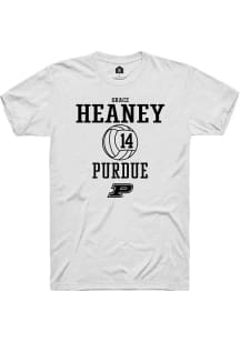 Grace Heaney White Purdue Boilermakers NIL Sport Icon Short Sleeve T Shirt