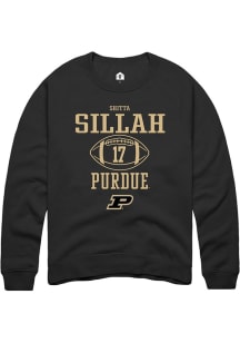 Shitta Sillah Rally Mens  Purdue Boilermakers NIL Sport Icon Crew Sweatshirt