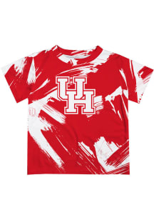 Vive La Fete Houston Cougars Infant Paint Brush Short Sleeve T-Shirt Red