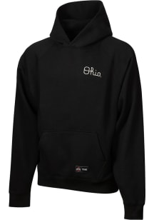 Youth Black Ohio State Buckeyes Full Back Hit Long Sleeve Hooded Sweatshirt