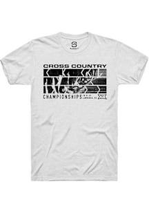 Summit Sportswear Big 12 White 2025 Cross Country Championships Short Sleeve T Shirt