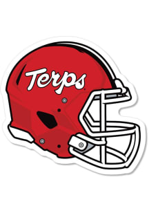 Red Maryland Terrapins 3 Inch Helmet Decal