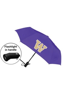 Purple Washington Huskies Storm Flashlight Umbrella