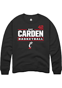 Mary Carden Cincinnati Bearcats Mens Black NIL Stacked Box Player Crew
