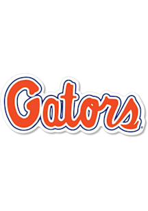 Florida Gators 6 Inch Script Auto Decal - Orange