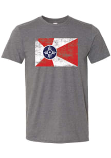 Wichita Grey City Flag Short Sleeve T Shirt