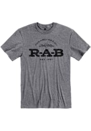 Rock-A-Belly Deli Grey RAB Logo Short Sleeve Fashion T Shirt
