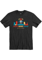 Hopping Gnome Brewing Prime Logo Black Short Sleeve T-Shirt