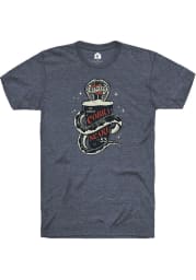 Mother's Brewing Company Heather Navy Cobra Scare Short Sleeve T-Shirt