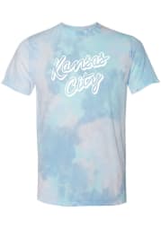 Kansas City Women's Turquoise Dream Tie-Dye Wordmark Unisex Short Sleeve T-Shirt