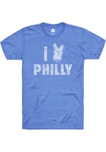 Rally Philadelphia Blue I Peep Short Sleeve Fashion T Shirt