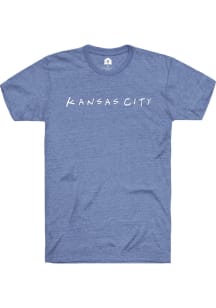 Rally Kansas City Blue Dots Short Sleeve Fashion T Shirt