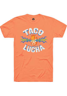 Taco Lucha Orange Prime Logo Short Sleeve Fashion T Shirt