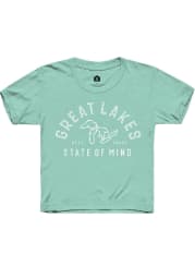 Rally Michigan Youth Green State of Mind Short Sleeve T-Shirt