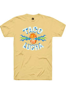 Taco Lucha Yellow Prime Logo Short Sleeve T Shirt