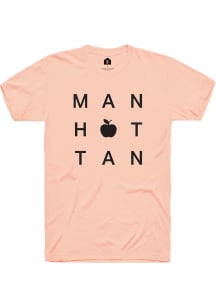 Rally Manhattan  Block Apple Short Sleeve Fashion T Shirt