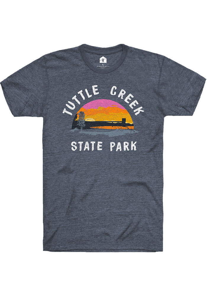 Rally Manhattan Navy Blue Tuttle Creek Short Sleeve Fashion T Shirt