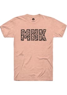 Rally Manhattan Womens Pink Cheetah Short Sleeve T-Shirt