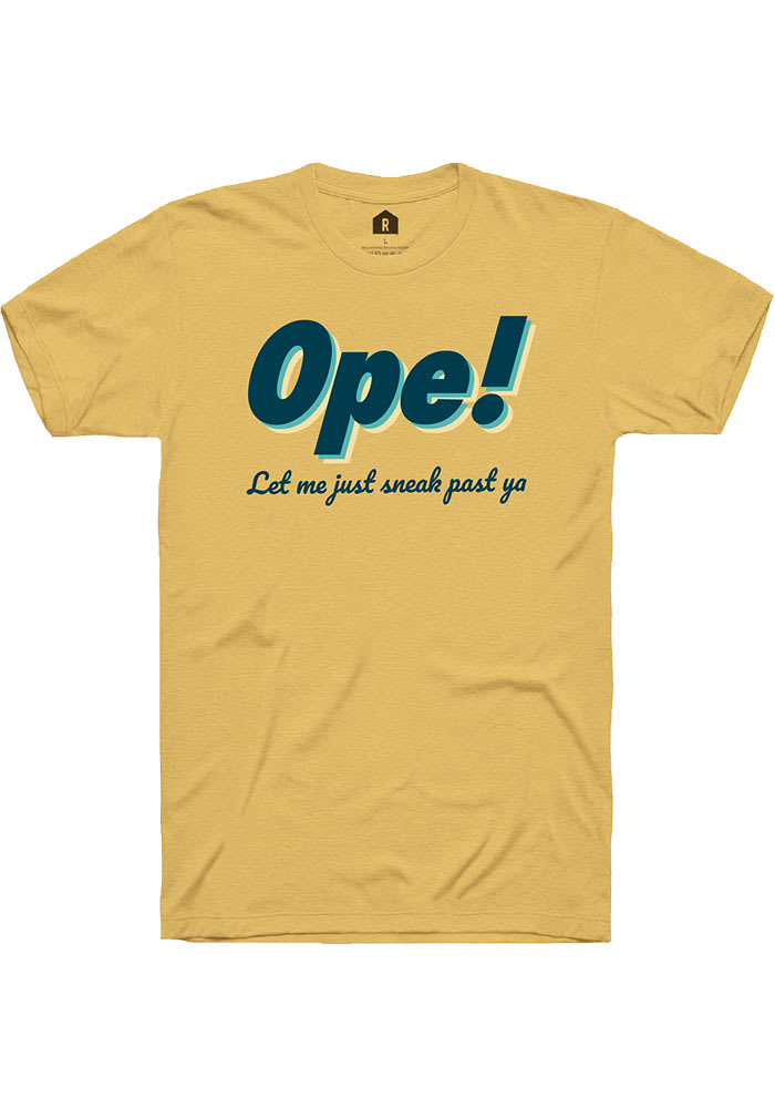 Rally Midwest Gold Ope! Short Sleeve Fashion T Shirt
