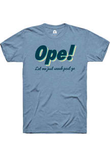 Rally Midwest Blue Ope! Short Sleeve Fashion T Shirt
