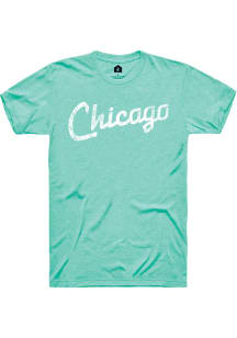 Rally Chicago Green RH Script Short Sleeve T Shirt