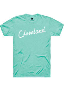 Rally Cleveland  RH Script Short Sleeve T Shirt