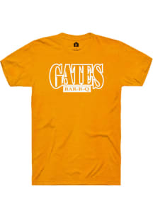 Gates Bar-B-Q Orange Prime Logo Short Sleeve Fashion T Shirt