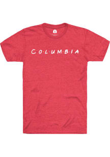 Rally Columbia Red Dots Short Sleeve Fashion T Shirt