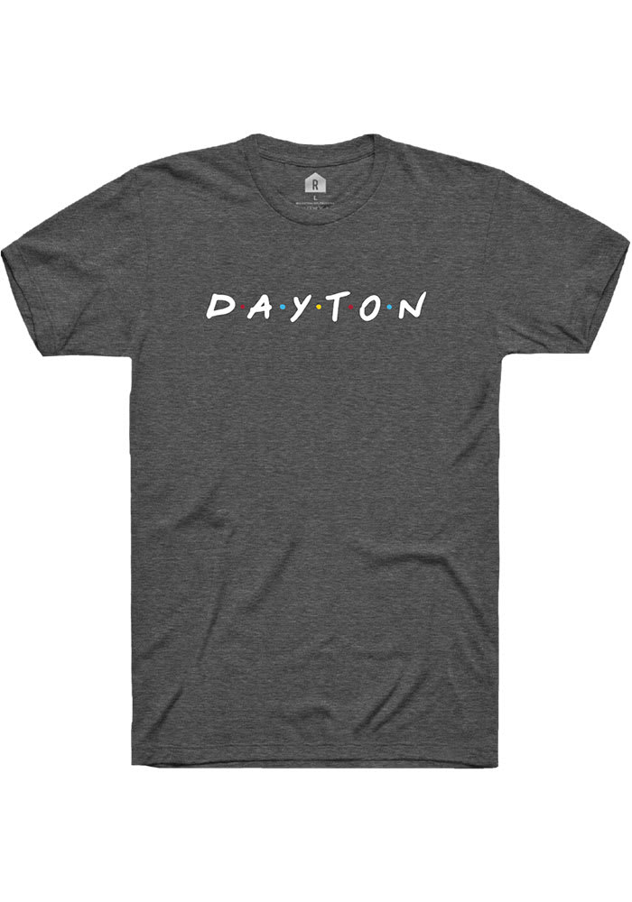 Rally Dayton Grey Dots Short Sleeve Fashion T Shirt