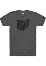 Rally Dayton Grey DYT State Shape Short Sleeve Fashion T Shirt