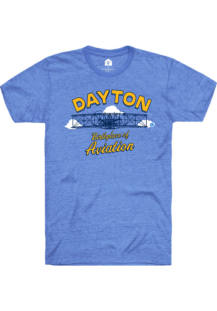 Rally Dayton Blue Aviation Short Sleeve Fashion T Shirt