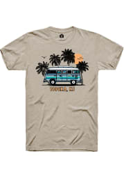 Rally Topeka Tan Bus Short Sleeve Fashion T Shirt