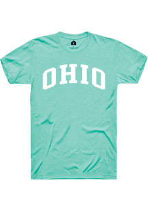 Rally Ohio Green Arch Wordmark Short Sleeve T Shirt
