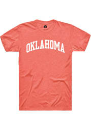 Rally Oklahoma Pink Arch Wordmark Short Sleeve T Shirt