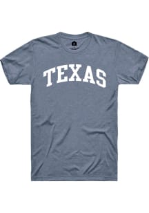 Rally Texas Blue Arch Wordmark Short Sleeve T Shirt