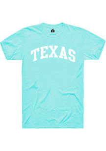 Rally Texas Teal Arch Wordmark Short Sleeve T Shirt