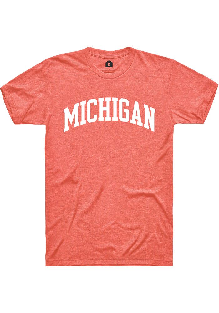 Rally Michigan Arch Wordmark Short Sleeve T Shirt