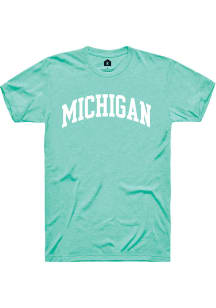 Rally Michigan  Arch Wordmark Short Sleeve T Shirt