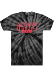 Gates Bar-B-Q Prime Logo Black Tie-Dye Short Sleeve T Shirt