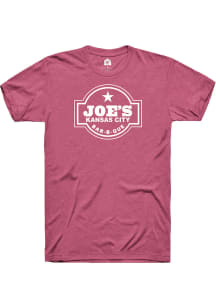 Joes Kansas City Bar-B-Que Hot Pink Logo Short Sleeve Fashion T Shirt