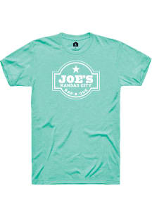 Joes Kansas City Bar-B-Que Mint Green Logo Short Sleeve Fashion T Shirt