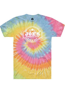 Joes Kansas City Bar-B-Que Tie-Dye Logo Short Sleeve T Shirt