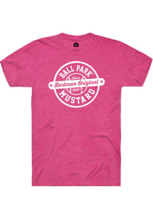 Bertman Mustard Hot Pink Prime Logo Short Sleeve Fashion T Shirt