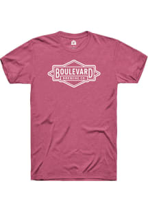Boulevard Brewing Co. Hot Pink Prime Logo Short Sleeve Fashion T Shirt