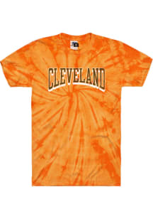 Rally Cleveland Orange Wordmark Short Sleeve Fashion T Shirt