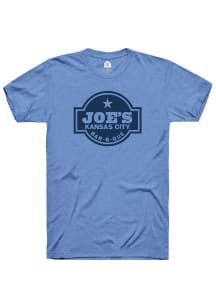 Joes Kansas City Bar-B-Que Light Blue Prime Logo Short Sleeve Fashion T Shirt