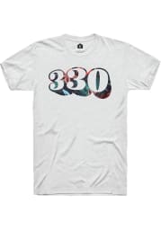 Rally Akron Area Code 330 Short Sleeve Fashion T Shirt - White