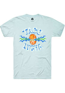 Taco Lucha Light Blue Logo Prime Logo Short Sleeve Fashion T Shirt