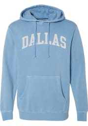 Rally Dallas Ft Worth Mens Blue Arch Long Sleeve Hoodie