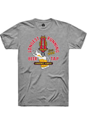 Johnny's Tavern Graphite Longest Running Tap Short Sleeve T Shirt
